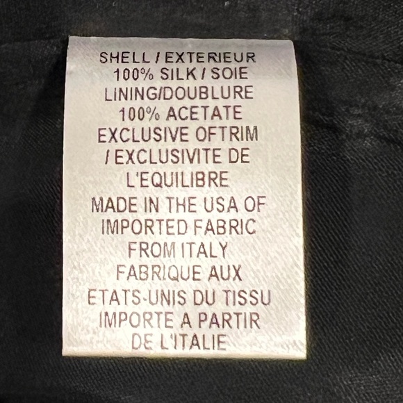 Milly Black and Gold Patterned Sleeveless Blouse - Picture 11 of 11